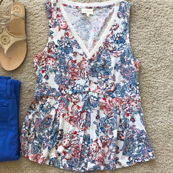{Anthropologie} Amalia Peplum Tank - Picture 3 of 6